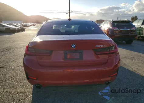 2021 BMW 330E z USA, uszkodzony, nr VIN 3MW5P7J0XM8B90780